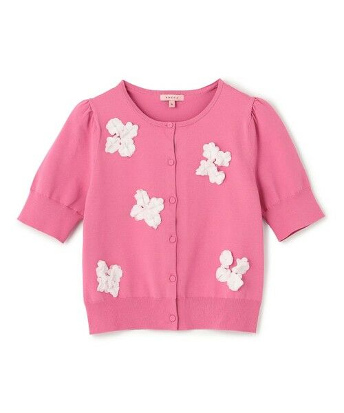 TOCCA / トッカ カーディガン・ボレロ | FLOWER POP 半袖カーディガン | 詳細10