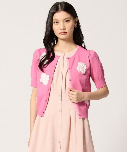 TOCCA / トッカ カーディガン・ボレロ | FLOWER POP 半袖カーディガン | 詳細6