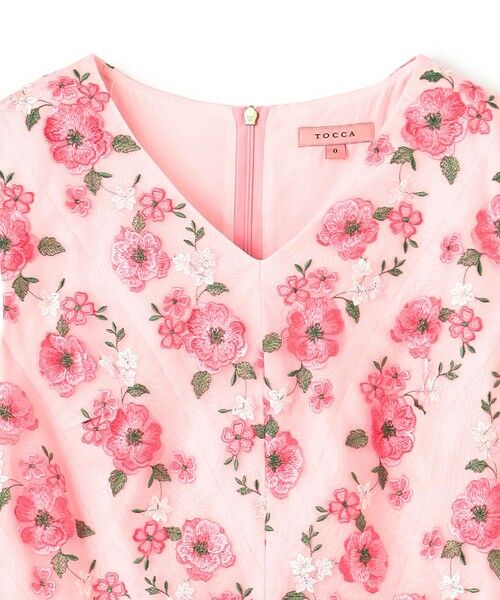 TOCCA / トッカ ロング・マキシ丈ワンピース | 【洗える・消臭】FRAGRANCE OF ROSE ドレス | 詳細4