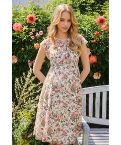 TOCCA / トッカ ロング・マキシ丈ワンピース | 【洗える・消臭】CHARM FIELD ドレス