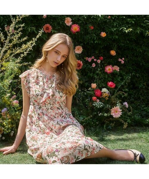 TOCCA / トッカ ロング・マキシ丈ワンピース | 【洗える・消臭】CHARM FIELD ドレス | 詳細10