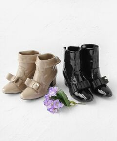 TOCCA / トッカ レインシューズ | 【晴雨兼用】STEP OF RIBBON 2WAY RAINBOOTS レインブーツ