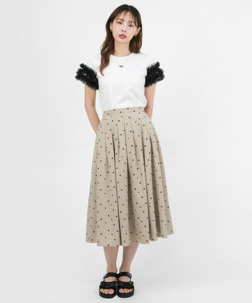TOCCA / トッカ ミニ・ひざ丈スカート | 【洗える・接触冷感】IN MY HEART スカート | 詳細14