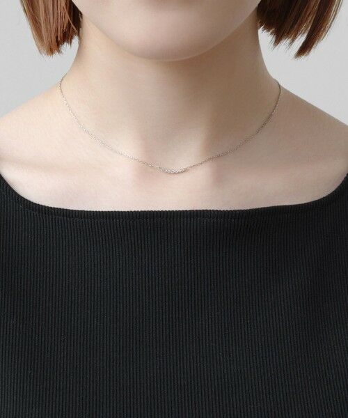 TOCCA / トッカ ネックレス・ペンダント・チョーカー | 【WEB限定】FRILL DIAMOND NECKLACE プラチナ ダイヤモンド ネックレス | 詳細1