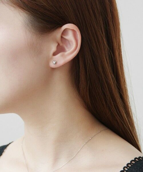 TOCCA / トッカ ピアス・イヤリング | 【WEB限定】WITH HEART MINI PIERCED EARRINGS プラチナ ピアス | 詳細2