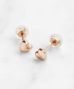 TOCCA / トッカ ピアス・イヤリング | 【WEB限定】WITH HEART MINI PIERCED EARRINGS K10 ピアス