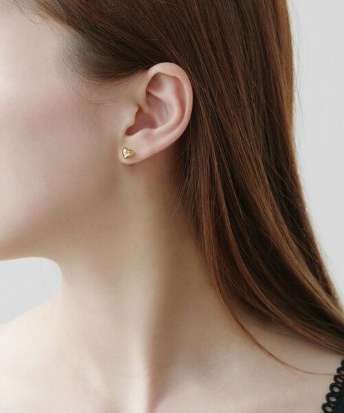 WEB限定】WITH HEART PIERCED EARRINGS K10 ピアス （ピアス