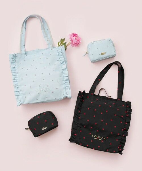 撥水】DANCING LOVE FRILL SUBBAG サブバッグ （トートバッグ