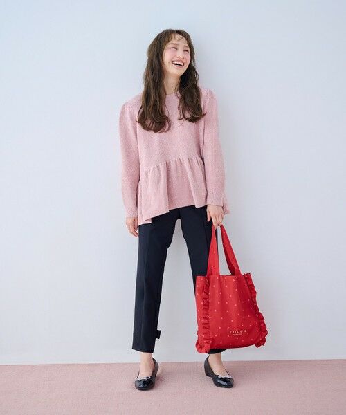 TOCCA / トッカ トートバッグ | 【百田夏菜子さん着用・新色登場】DANCING LOVE FRILL SUBBAG サブバッグ | 詳細21