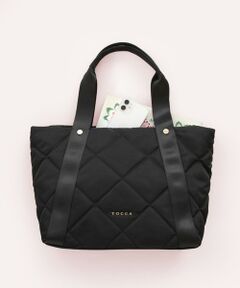 TOCCA / トッカ トートバッグ | 【撥水・A4サイズ対応】TRACE PAVE QUILT TOTE キルトバッグ