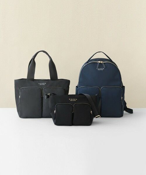 TOCCA/トッカ 【WEB&一部店舗限定・A4サイズ対応】VIA METRO NYLON BAG ナイロンバッグ ライトグレー系 F TOCCA/トッカ 【WEB&一部店舗限定・A4サイズ対応】VIA METRO NYLON BAG ナイロンバッグ ライトグレー系 F