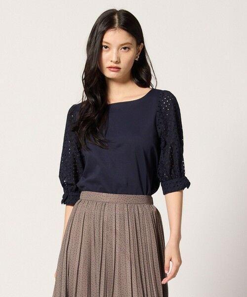 【洗える・UVカット・消臭】CARAMEL WRAPPING トップス 洗える・UVカット・消臭】CARAMEL WRAPPING トップス / TOCCA