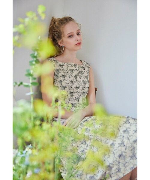 TOCCA / トッカ ロング・マキシ丈ワンピース | 【洗える・消臭】CHAMBRAY GARDEN ドレス | 詳細1