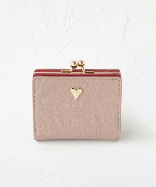 TOCCA/トッカ PIECE OF LOVE BIFOLD WALLET 2つ折り財布 ピンク系 F TOCCA/トッカ PIECE OF LOVE BIFOLD WALLET 2つ折り財布 ピンク系 F