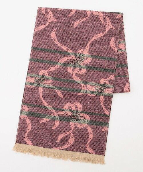 TOCCA / トッカ マフラー・ショール・スヌード・ストール | 【フランス製】SHAKE RIBBON JAQUARD STOLE  ストール | 詳細7