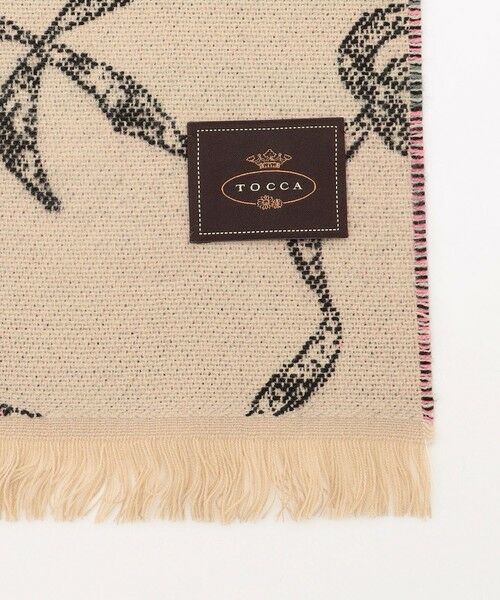 TOCCA / トッカ マフラー・ショール・スヌード・ストール | 【フランス製】SHAKE RIBBON JAQUARD STOLE  ストール | 詳細4