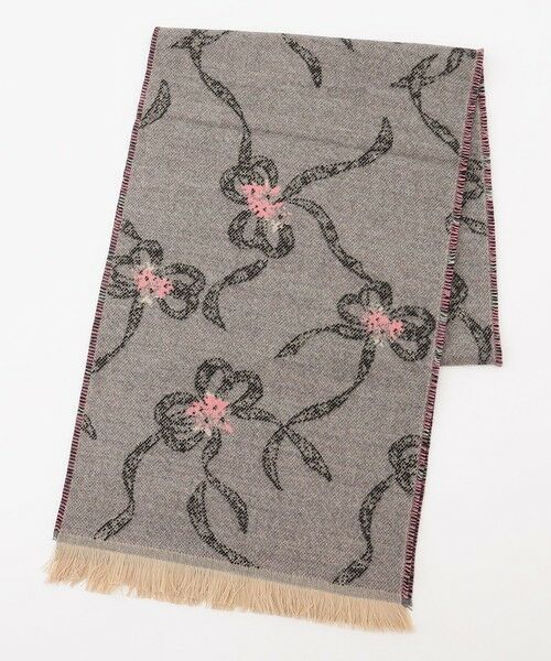 TOCCA / トッカ マフラー・ショール・スヌード・ストール | 【フランス製】SHAKE RIBBON JAQUARD STOLE  ストール | 詳細11