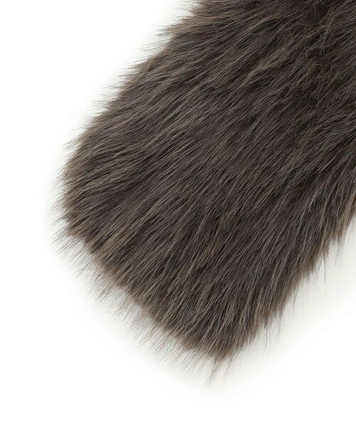 TOCCA / トッカ マフラー・ショール・スヌード・ストール | 【百田夏菜子さん着用】【ブローチ取り外し可】BIJOUX RIBBON FURTIPPET ティペット | 詳細14