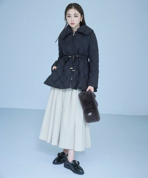 TOCCA / トッカ マフラー・ショール・スヌード・ストール | 【百田夏菜子さん着用】【ブローチ取り外し可】BIJOUX RIBBON FURTIPPET ティペット | 詳細7