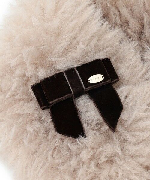 TOCCA / トッカ マフラー・ショール・スヌード・ストール | 【ブローチ取り外し可】VELVET RIBBON FURTIPPET ティペット | 詳細15