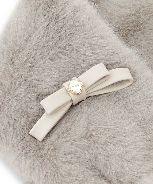 TOCCA / トッカ マフラー・ショール・スヌード・ストール | 【ブローチ取り外し可】BOW RIBBON FURTIPPET ティペット | 詳細12