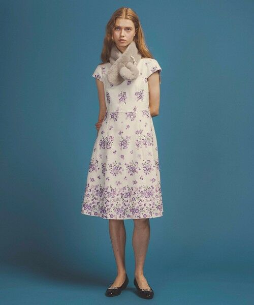 TOCCA / トッカ マフラー・ショール・スヌード・ストール | 【ブローチ取り外し可】BOW RIBBON FURTIPPET ティペット | 詳細6