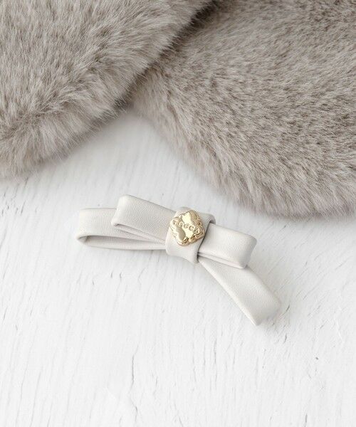 TOCCA / トッカ マフラー・ショール・スヌード・ストール | 【ブローチ取り外し可】BOW RIBBON FURTIPPET ティペット | 詳細9