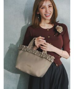 TOCCA / トッカ トートバッグ | 【ショルダー取り外し可能】FRILL GARLAND NYLONTOTE  トートバッグ