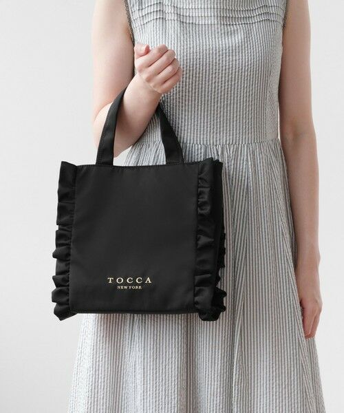 TOCCA / トッカ トートバッグ | 【美人百花掲載】【一部カラー撥水】TRIM WAVES MINITOTE ミニトートバッグ | 詳細2