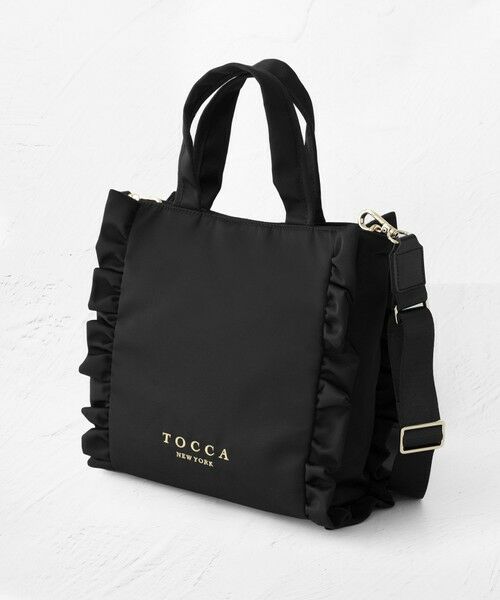 【新品】TOCCA TRIM WAVES BASKET かごバッグ ブラック系 TOCCA TRIM WAVES BASKET かごバッグ （ブラック系