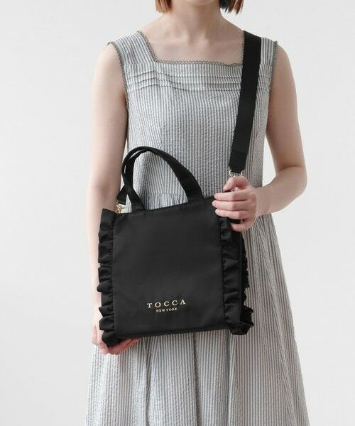TOCCA / トッカ トートバッグ | 【美人百花掲載】【一部カラー撥水】TRIM WAVES MINITOTE ミニトートバッグ | 詳細1