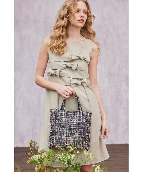 TOCCA / トッカ トートバッグ | 【美人百花掲載】【一部カラー撥水】TRIM WAVES MINITOTE ミニトートバッグ | 詳細10