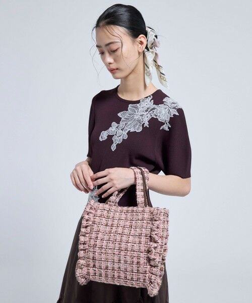 TOCCA / トッカ トートバッグ | 【美人百花掲載】【一部カラー撥水】TRIM WAVES MINITOTE ミニトートバッグ | 詳細9