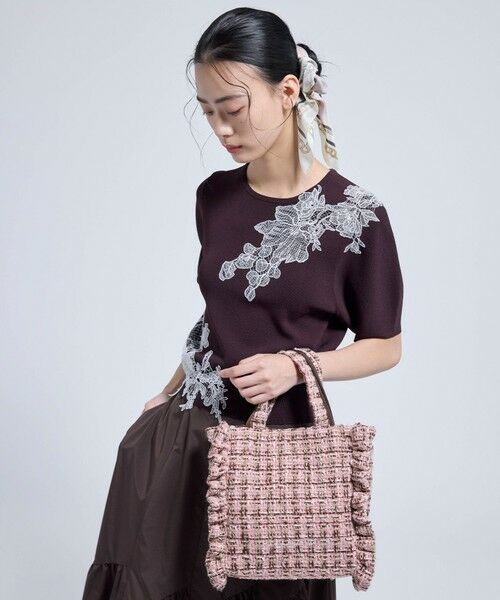 TOCCA / トッカ トートバッグ | 【美人百花掲載】【一部カラー撥水】TRIM WAVES MINITOTE ミニトートバッグ | 詳細10