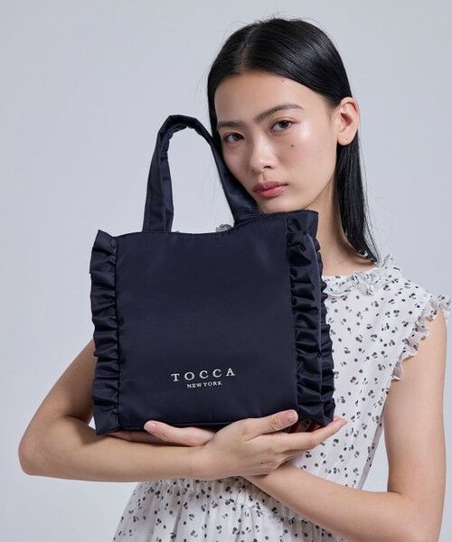 TOCCA / トッカ トートバッグ | 【美人百花掲載】【一部カラー撥水】TRIM WAVES MINITOTE ミニトートバッグ | 詳細12