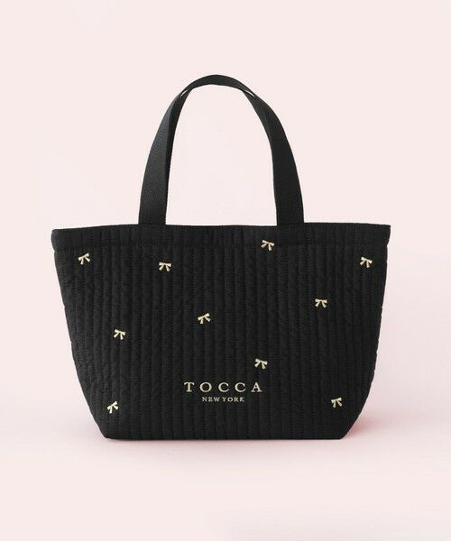 タイムセール！新品未使用 TOCCA ブラック トートバッグ ブラック 2way TOCCA 「TOCCA」 トートバッグ F ブラック レディース