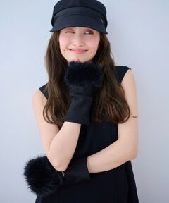 TOCCA / トッカ 手袋 | 【百田夏菜子さん着用】FAKE SUEDE FUR HANDWARMER 手袋