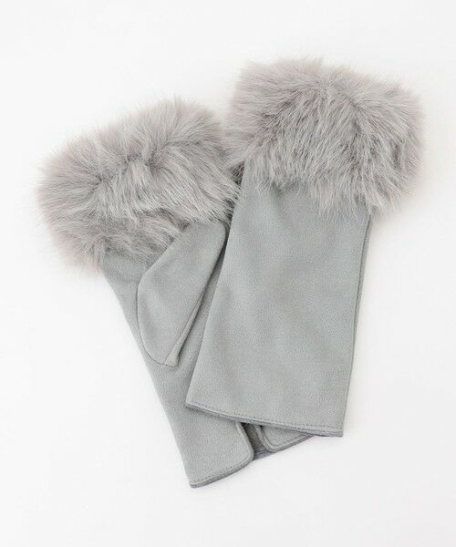TOCCA / トッカ 手袋 | 【百田夏菜子さん着用】FAKE SUEDE FUR HANDWARMER 手袋 | 詳細8