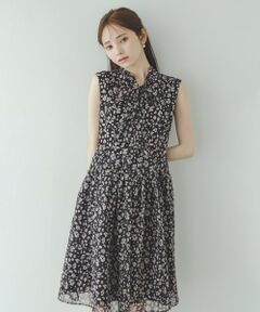 TOCCA / トッカ ロング・マキシ丈ワンピース | 【美人百花掲載】【洗える・消臭】FLOWER PETALS CARPET ドレス