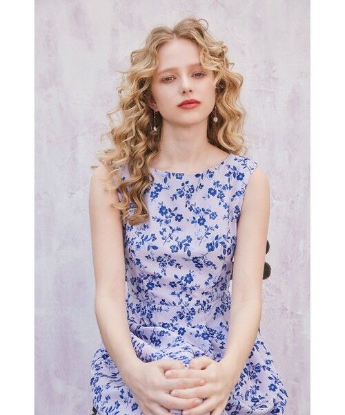 TOCCA / トッカ ロング・マキシ丈ワンピース | 【洗える・消臭】LADY'S EARDROP ドレス | 詳細7