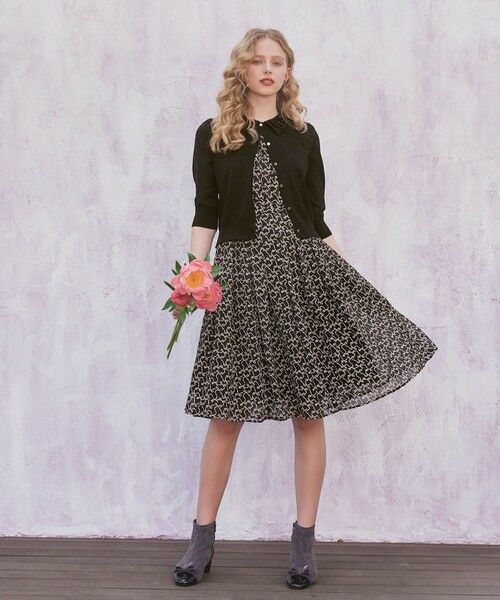 TOCCA / トッカ ロング・マキシ丈ワンピース | 【00サイズあり・洗える・消臭】RIBBON AND RIBBON ドレス | 詳細1