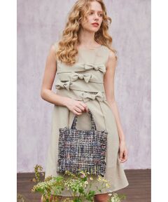 TOCCA / トッカ ロング・マキシ丈ワンピース | 【洗える・消臭・吸水速乾・接触冷感・UVケア】RIBBON KNOT DRESS ドレス