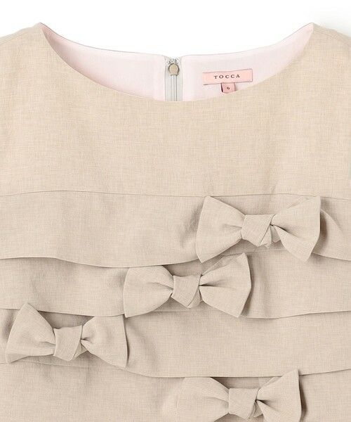 TOCCA / トッカ ロング・マキシ丈ワンピース | 【洗える・消臭・吸水速乾・接触冷感・UVケア】RIBBON KNOT DRESS ドレス | 詳細4
