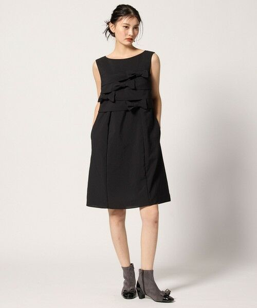 TOCCA / トッカ ロング・マキシ丈ワンピース | 【洗える・消臭・吸水速乾・接触冷感・UVケア】RIBBON KNOT DRESS ドレス | 詳細14