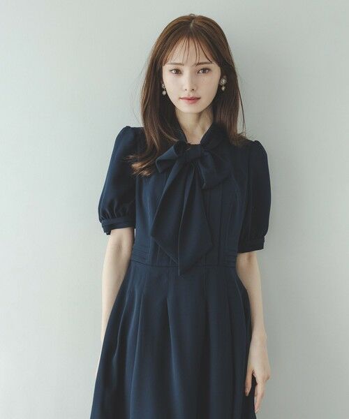 TOCCA / トッカ ロング・マキシ丈ワンピース | 【WEB限定・消臭】RIBBON ROSETTE HALF ドレス | 詳細1