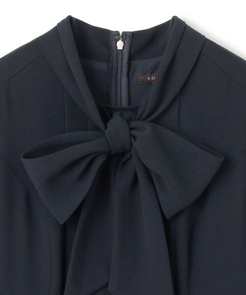 TOCCA / トッカ ロング・マキシ丈ワンピース | 【WEB限定・消臭】RIBBON ROSETTE HALF ドレス | 詳細4
