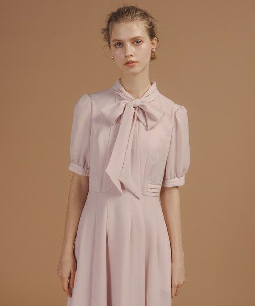 TOCCA / トッカ ロング・マキシ丈ワンピース | 【WEB限定・消臭】RIBBON ROSETTE HALF ドレス | 詳細10