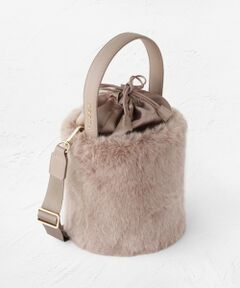 TOCCA / トッカ ショルダーバッグ | 【ショルダー取り外し可能】MILKY TEA FURBAG ファーバッグ