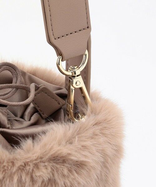 TOCCA / トッカ ショルダーバッグ | 【ショルダー取り外し可能】MILKY TEA FURBAG ファーバッグ | 詳細12