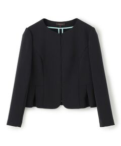 新品TOCCA ノーカラージャケット サイズ0 TOCCA / トッカ （レディース） ノーカラージャケット